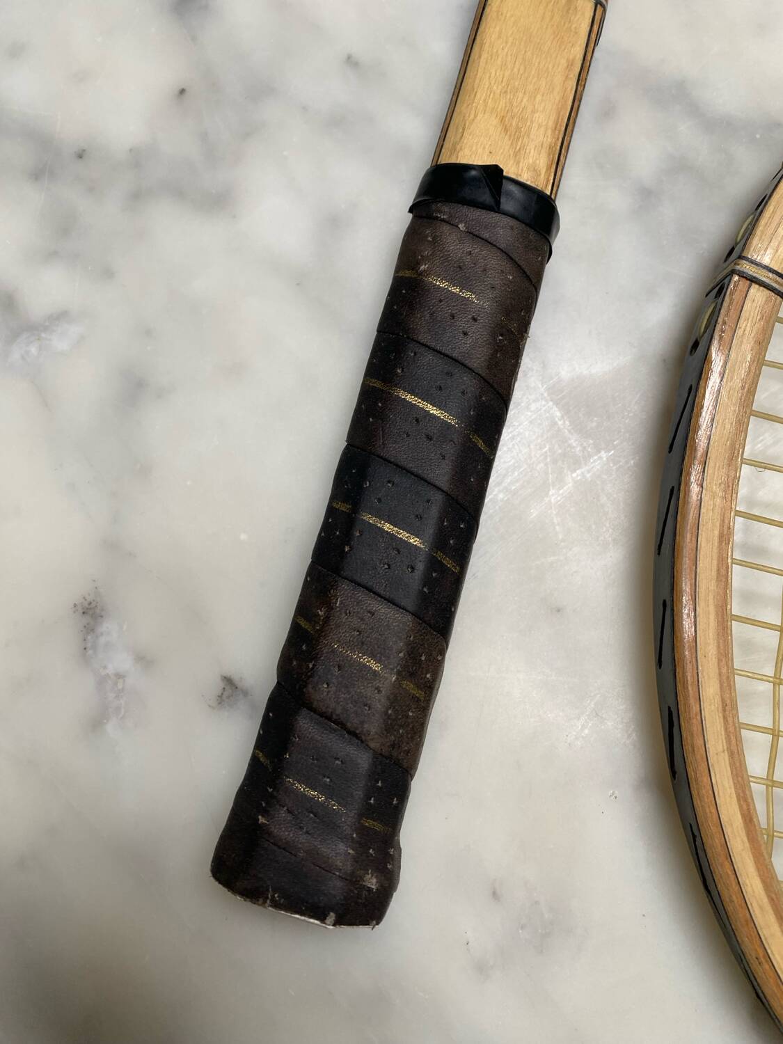 Vintage Pioneer wooden tennis rackets