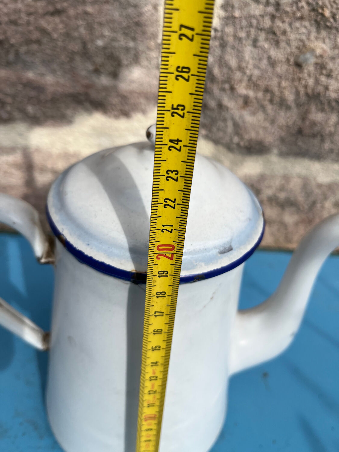 Enamelled coffee maker