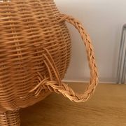 Panier éléphant en rotin