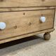 English dresser XIXth fir with its white porcelain buttons