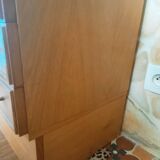 Bedside 3 drawers in light wood