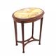 Table basse Art Nouveau à plateau en marbre, France, vers 1920.