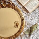 Round beveled mirror