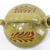 Gargoulette/Glazed terracotta jug/vintage/pitcher