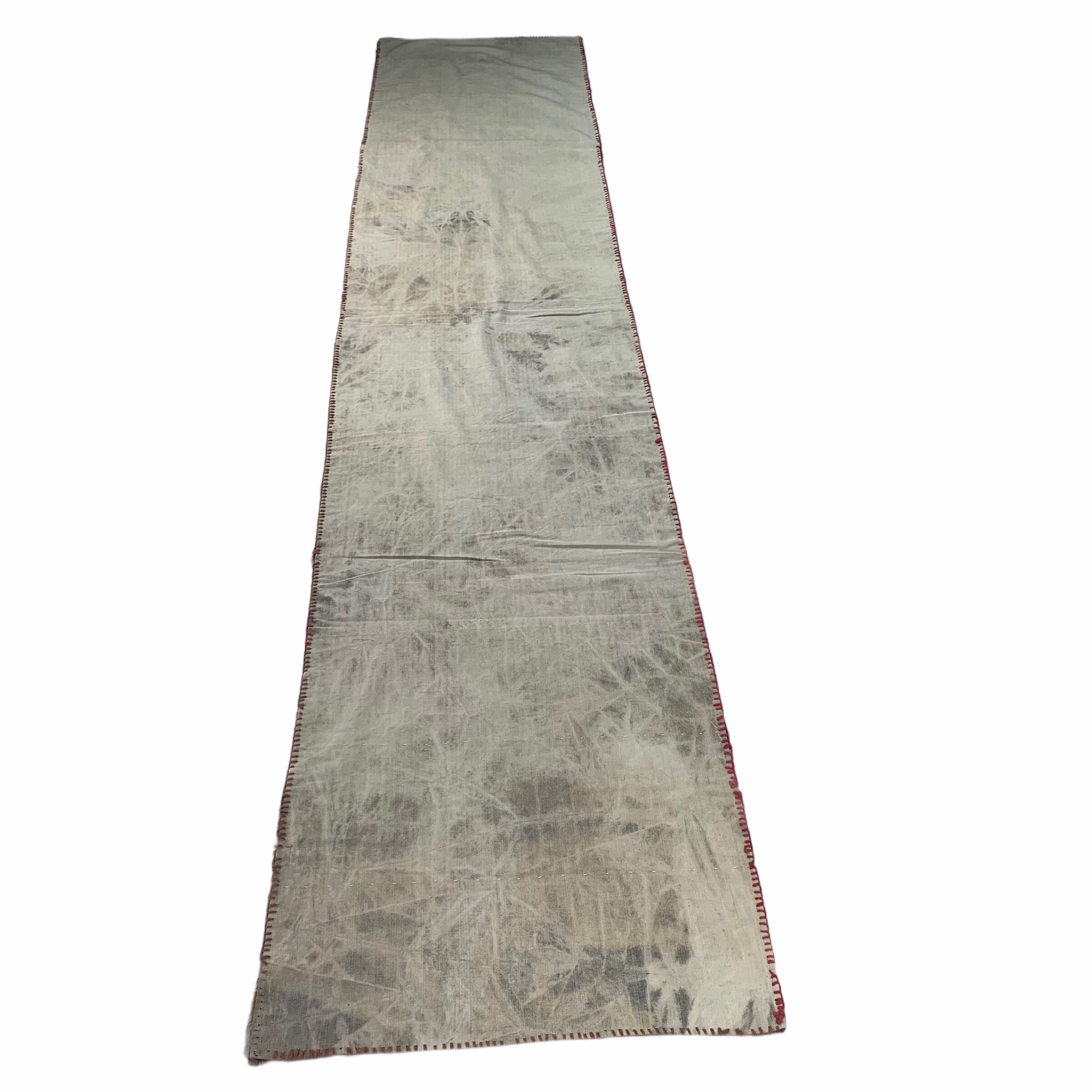 Traditional turkish kilim rug runner shabby vintage wool country home kilim runner 289 x 60cm