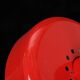 Red “Go-Go” pendant lamp by Dan Heersø for Vitrika / 1970s / Danish modern design