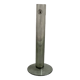 Old transparent soliflore tube vase