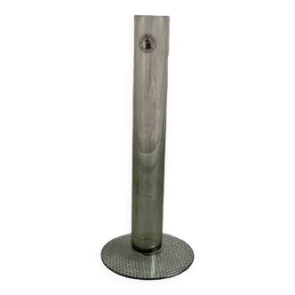 Old transparent soliflore tube vase