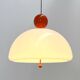 Suspension Saliscendi Orange by Elio Martinelli for Martinelli Luce, 1970