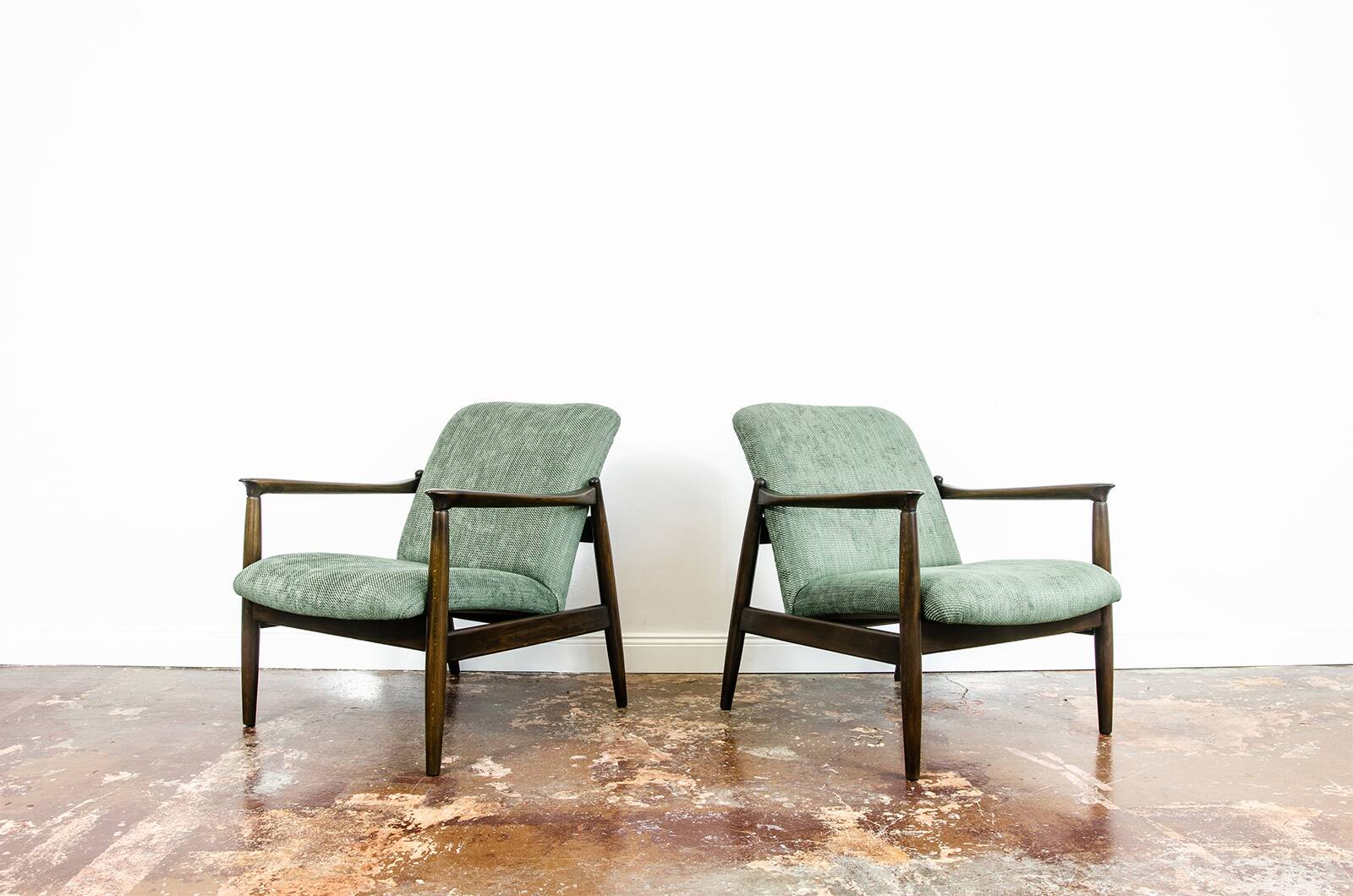 Mid-century Armchairs GFM-64 by Edmund Homa, Poland, 60's