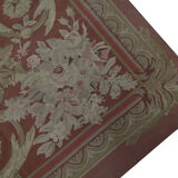 Handmade Vintage Needlepoint Rug Aubusson Tapestry - 122x186cm