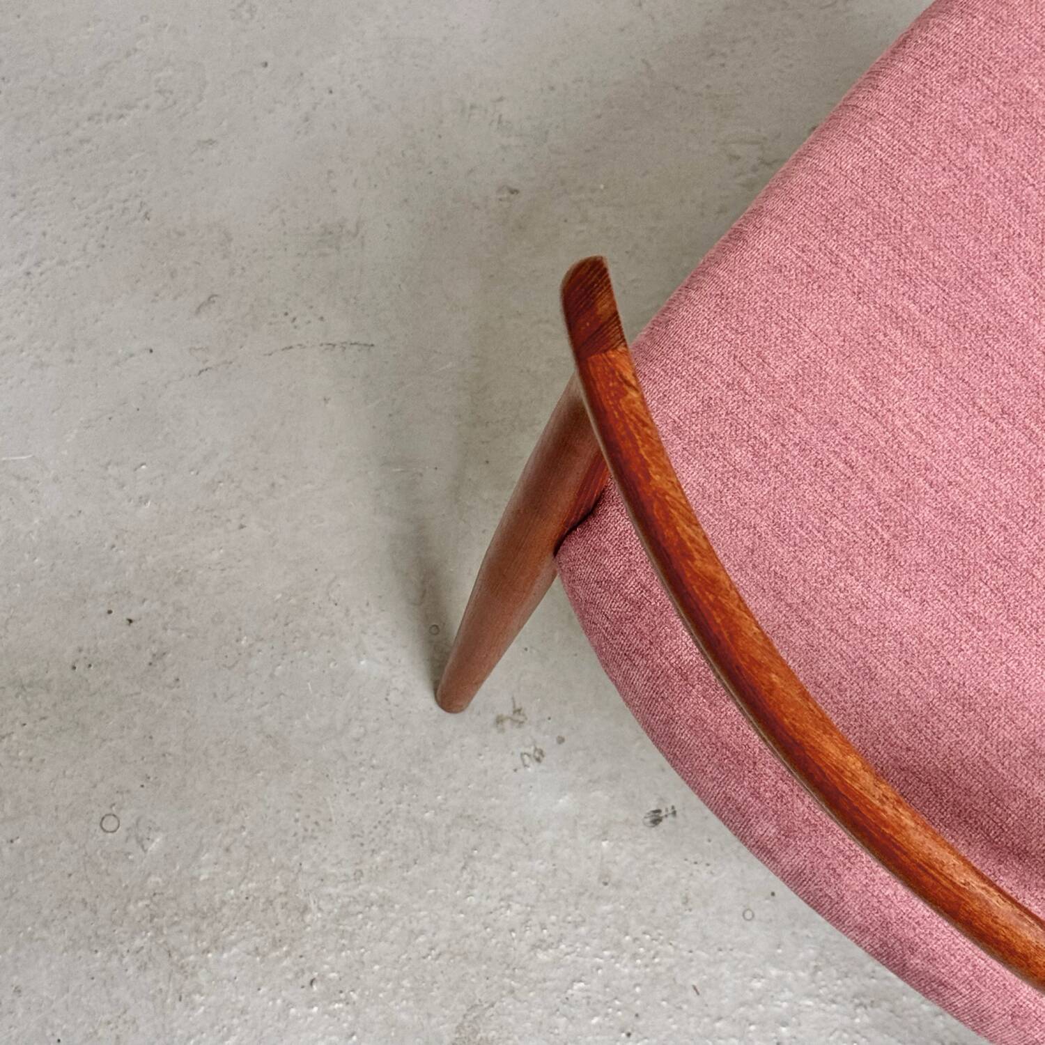 5x chaises de salle à manger en teck par johannes andersen pour uldum, années 1960