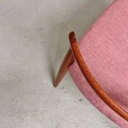 5x chaises de salle à manger en teck par johannes andersen pour uldum, années 1960