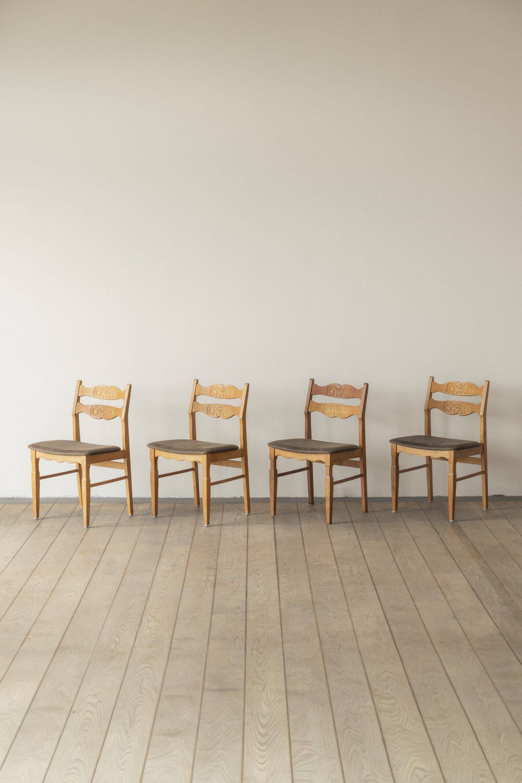 Henning Kjærnulf, dining chair (set of four)