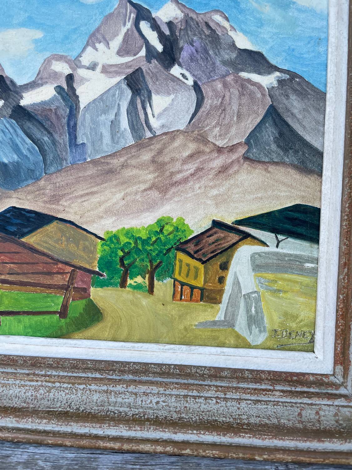 Tableau paysage montagne