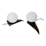A pair of Polish lamps, 1960s