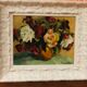 Antique oil painting, still life