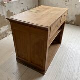 Early 20th century oak trade counter