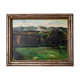 Interesting Impressionist Landscape - High Quality Silver Gilt Frame