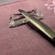 10 knife rests or chopstick holders Crystal St-Louis