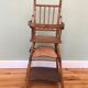 30-year-old high chair in wood turned