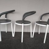 Fritz Hansen - Set Van 3 'Pelikan' Eettafel Stoelen- By Niels Gammelgaard