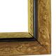 Antique Gilded Wooden Frame Classic Baroque Style Frame 38x33cm