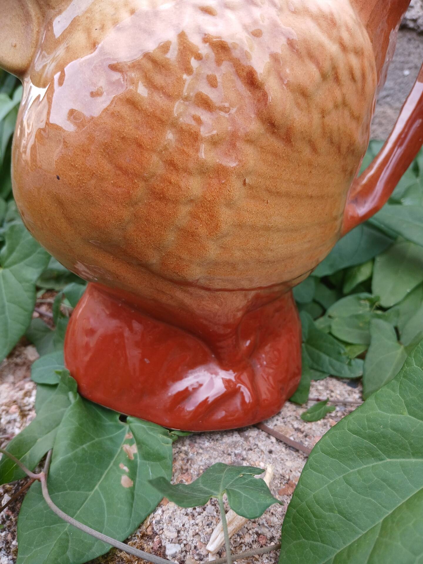 Antique jug in slipware