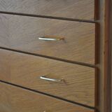 Chest of drawers vintage feet compass 1970