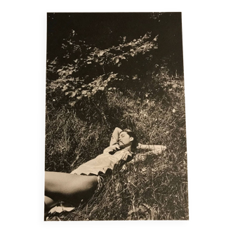 Original heliograph signed Jeanloup Sieff. Paris 1983.