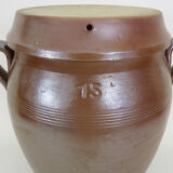 Ancient pottery, salt pan, ear pot. 40 cm, southwest. 15 liters. Year 50
