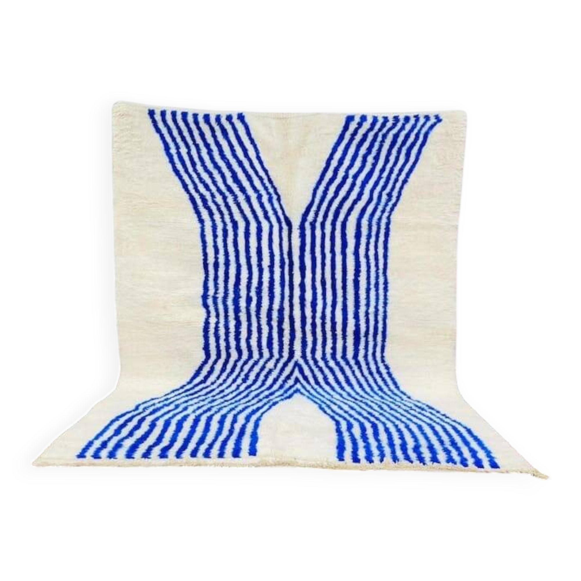 Traditional handmade pure wool rug, size 150 x 250 cm