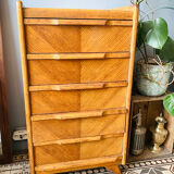 Small wooden chest of drawers from the 1950s.