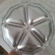 Guy Degrenne / Round platter with compartments and central stainless steel handle