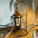 Lantern table candlestick or hanging wrought iron inside exterior 32 cm