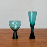 German drinking glasses from the mid-century by Karl Friedrich Glas, 1960s, set of 2.