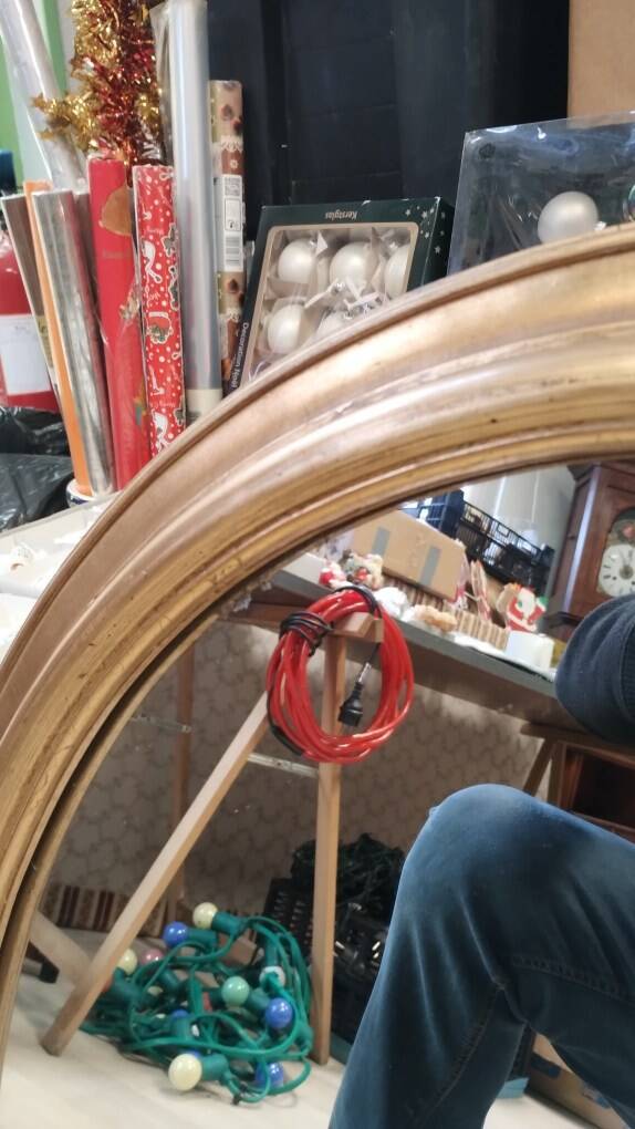 Miroir ovale XIXème
