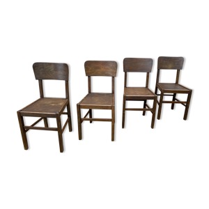 4 chaises bistrot café
