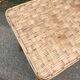 Table basse vintage en rotin