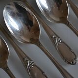 12 silver plated soup spoons Frionnet François