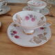 Lot of 4 coffee cups and mismatched Bavaria porcelain cups