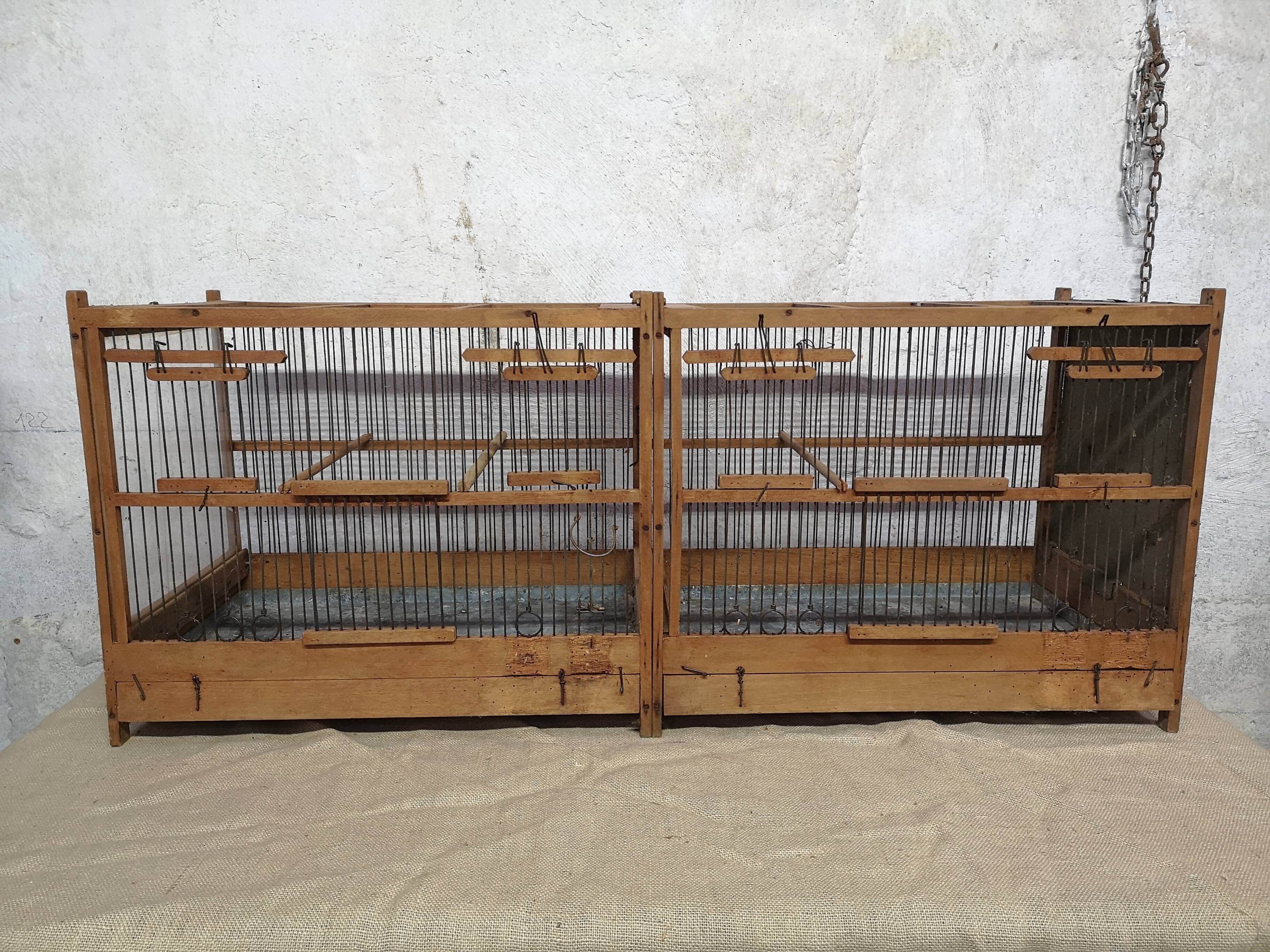 Old aviary bird cage 110 cm