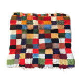 Vintage azilal berber carpet 137 x 120 cm