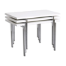 Modernist stackable tables by Trix & Robert Haussmann