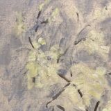 Marthe orant (1874-1957), spring, oil on canvas