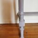 Restored old side table with marble