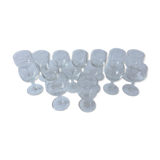 15 mismatched old glasses