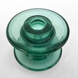 Ancien isolateur edf eiv a21 à détourner en bougeoir industriel • verre trempé