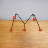 Coat rack in black iron