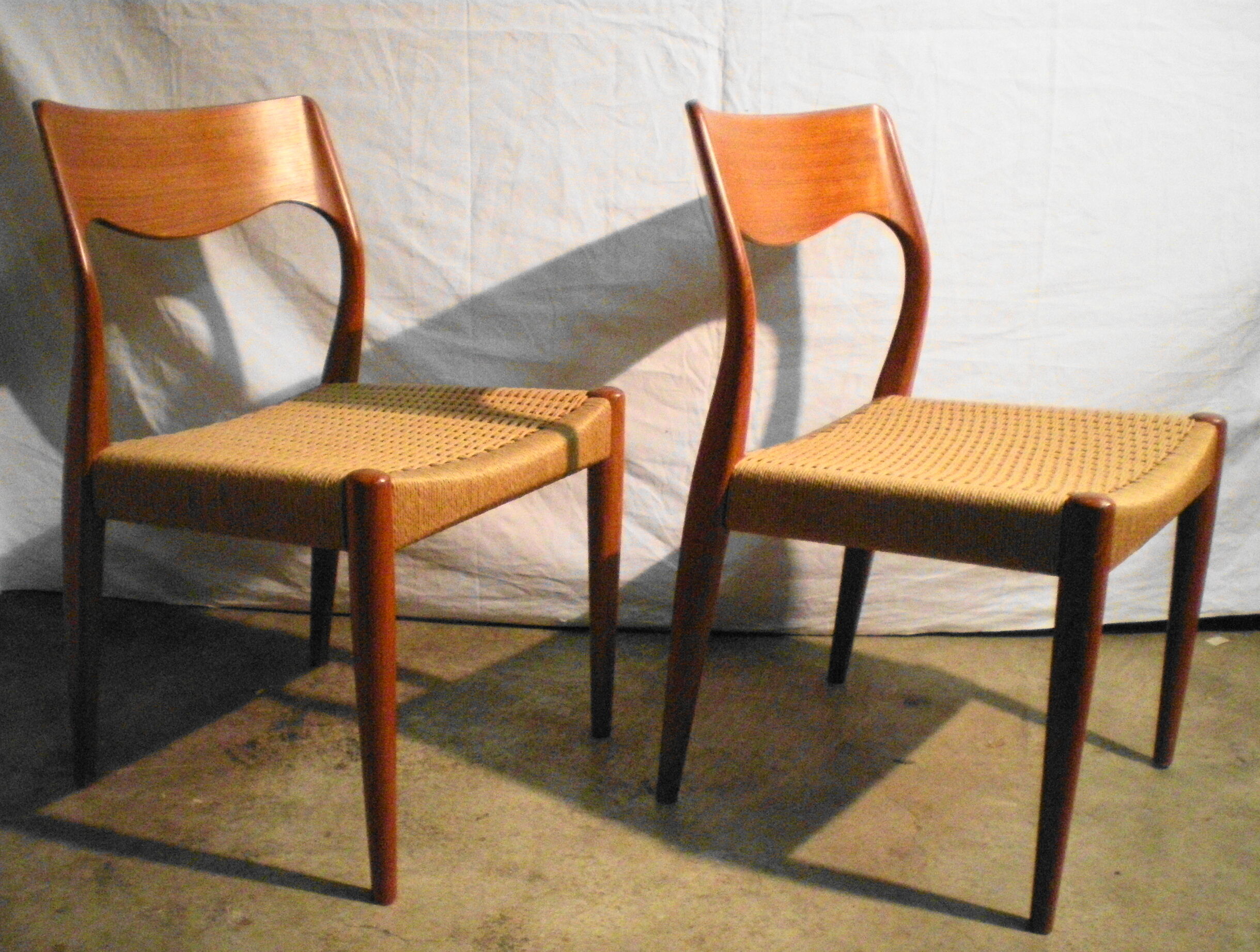 Pair of Danish chairs by Niels Otto Moller from the 60s
